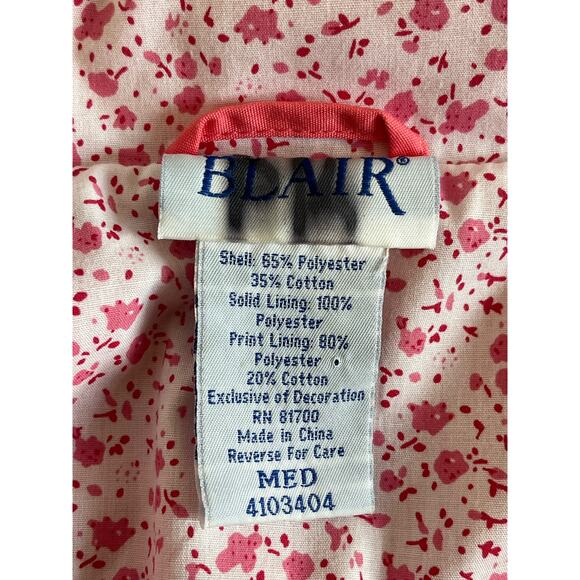 Blair Women's Pink Rain Jacket Size Medium - Picture 7 of 7